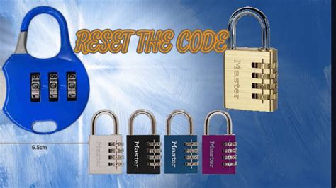how to reset padlock code.
